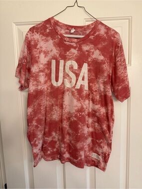 Alternative Red & White Tie-Dye Tee